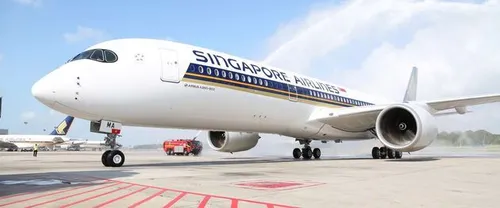 <em>De Airbus A350.<\/em>