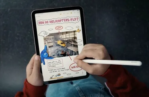 Die nieuwe iPad mini is compacter \u00e9n kan met de Apple Pencil 2 gebruikt worden.