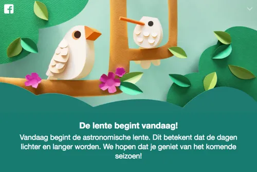 De astronomische lente is begonnen!