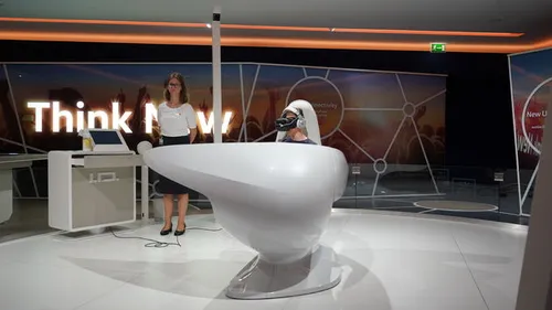 En Volkswagen laat je ook meekijken hoe autorijden er in de toekomst uit ziet