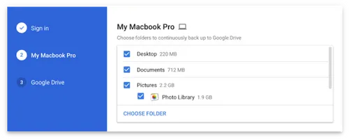 De nieuwe interface maakt het makkelijk om een hele computer te backuppen.