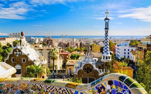 barcelona park guell