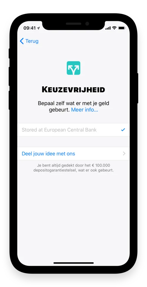 De update van de bunq-app die je laat meedenken over waar je geld voor gebruikt kan worden.