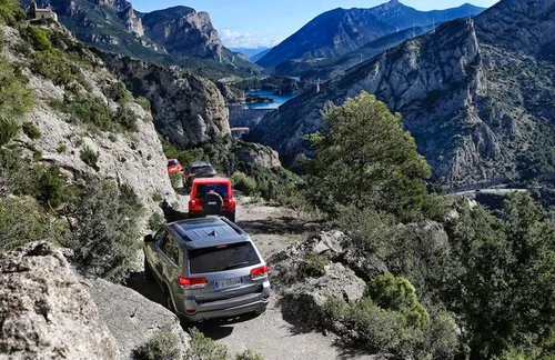 Offroad tracks met telkens het zeldzame uitzicht op een schitterende natuur