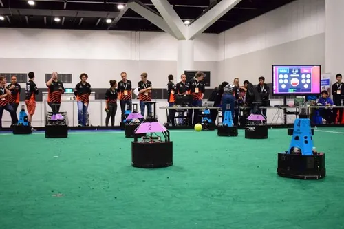 china tegenstander robotvoetbal