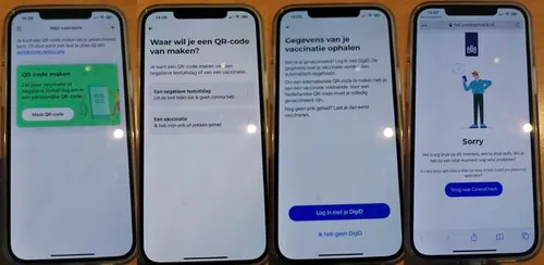 coronacheck overbelast