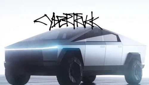 Wie weet gaan we de Tesla Cybertruck ooit nog in het \u00e9cht zien.