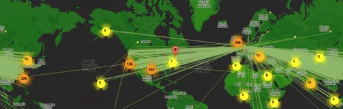 DDOS aanvalen houden nooit op, zoals je kunt zien op Akamai`s <a href=\