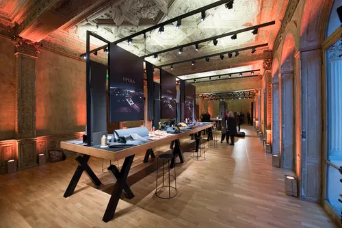 Sfeerimpressie van gebruikte materialen tijdens de presentatie-sessie van de DS 7 Crossback