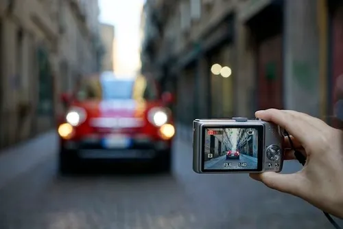 Fotograferen blijft leuk al dachten de bestuurders achter ons daar anders over