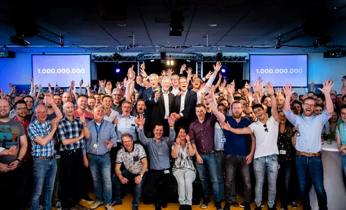 een miljardste verkocht