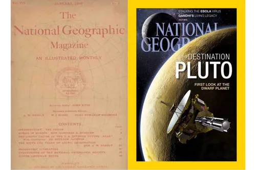 National Geographic: vanaf de jaren `60 pas beeld op hun cover.
