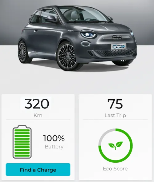 Fiat New 500 app