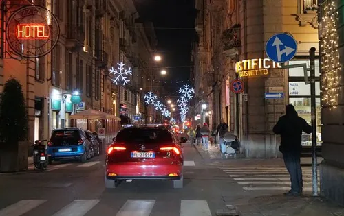 Nachtelijk ritje door Turijn tijdens de Luci d\u2019Artista