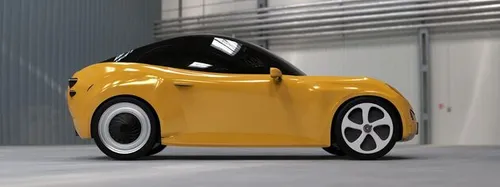 Luca de plastic auto