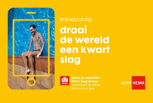 Fototip van HEMA: draai de wereld een kwart slag