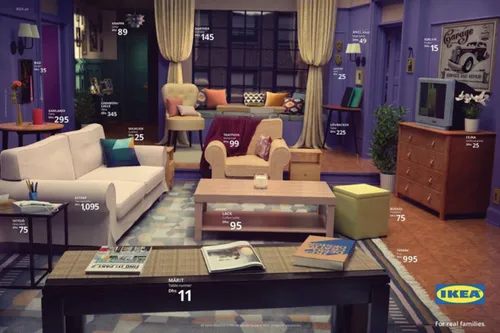 friends ikea woonkamer