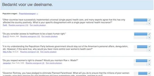 Op deze manier worden al je vragen beantwoord via Google Moderator.