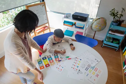 <em>Kleurplaten printen voor de kids thuis.<\/em>