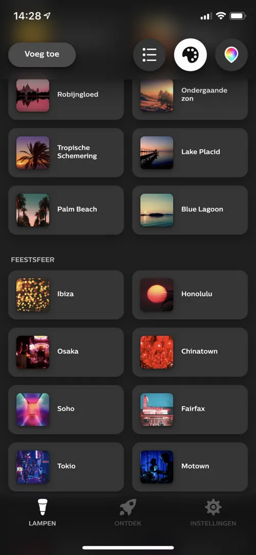 <i>Kies zelf een van de pre-sets, of kies manueel de kleur.</i>