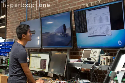 Het kantoor van Hyperloop One.