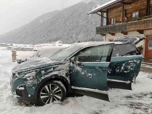 Sneeuwvrij maken van de Peugeot 5008