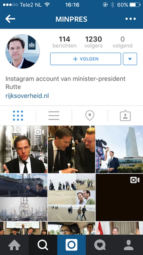 MarkRutte_instagramaccount