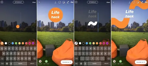 Gebruik je toetsenbord creatief en maak super mooie stories.