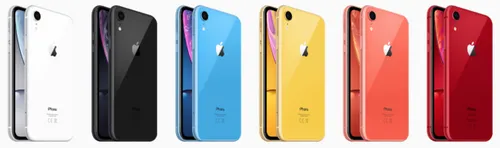Alle zes de kleuren iPhone Xr, inclusief het limited (PRODUCT)RED