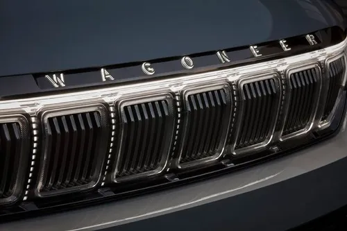 Jeep Wagoneer, natuurlijk met een `seven-slot grille`.