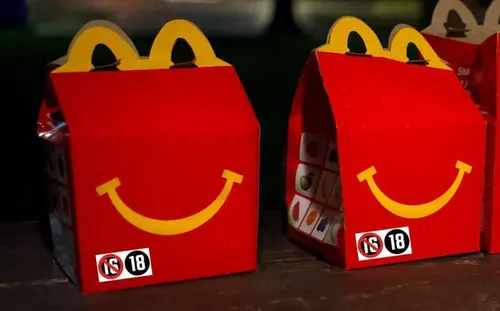 Krijgen we straks dit soort meldingen op een Happy Meal?