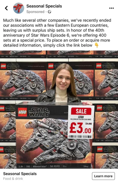 lego scam