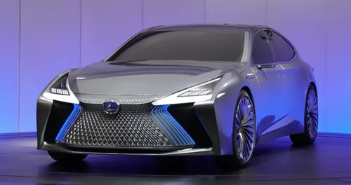 Lexus LS Concept met de opvallende `spindle grille`