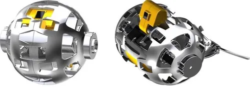 De `honkbal` maanrobot van de Doshisha universiteit, Sony en Tomy (Afbeelding via JAXA)