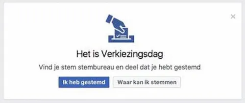 Dit is de melding die je op 15 maart gaat krijgen (hopelijk dan zonder typfouten)