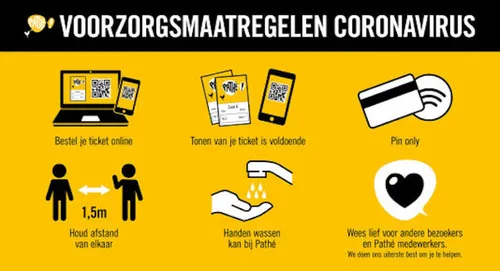 Pathe Bioscopen richtlijnen