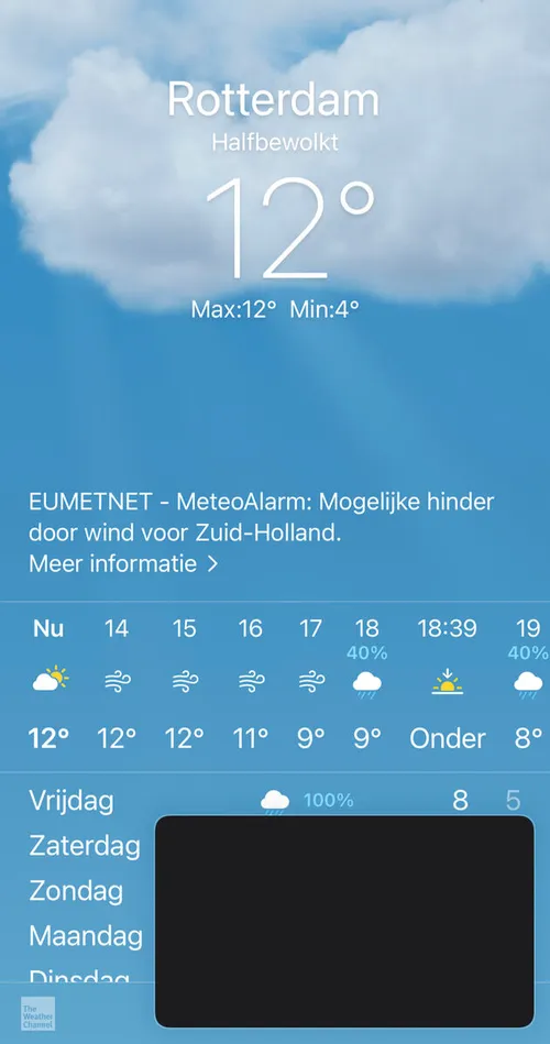 <em>Nu verschijnt je schermpje verkleind en kun je ook andere apps openen<\/em>
