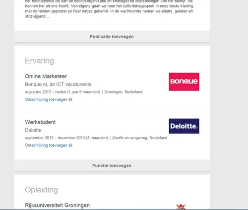 Plaatje volgorde secties veranderen stap 1