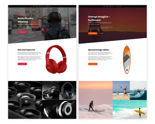 <i>Ga direct aan de slag met de default- of surfboard preset</i>.