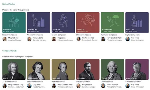 primephonic playlists