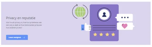 Screenshot Privacy en reputatie