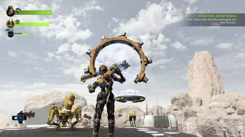 De hele omgeving is woestijn, op de dungeons na.