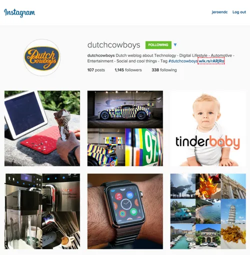 Profielpagina van <a href=\