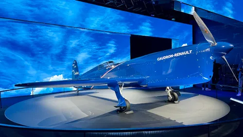 De Caudron Renault C460 Rafale, een een-zits racevliegtuig ontworpen om records te breken.