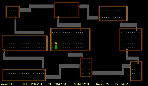 Rogue verscheen in 1980 en is grondlegger van veel elementen die we nu nog terugzien in roguelikes.