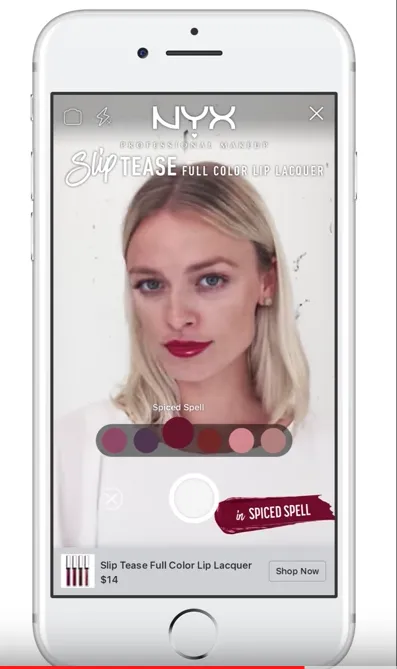 L'Or&eacute;al make-up app met AR