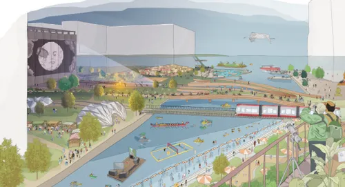 Smart wijk in Toronto\u00a9 Sidewalk Labs