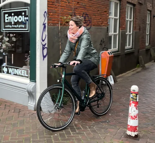 Idelae fiets voor wonwerkverkeer.