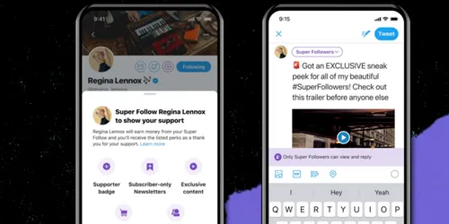 Super Follows. Foto\/Twitter.