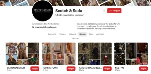<em>Scotch &amp; Soda op Pinterest.<\/em>